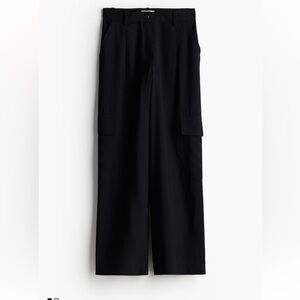 H&M Black Wide Leg Pants